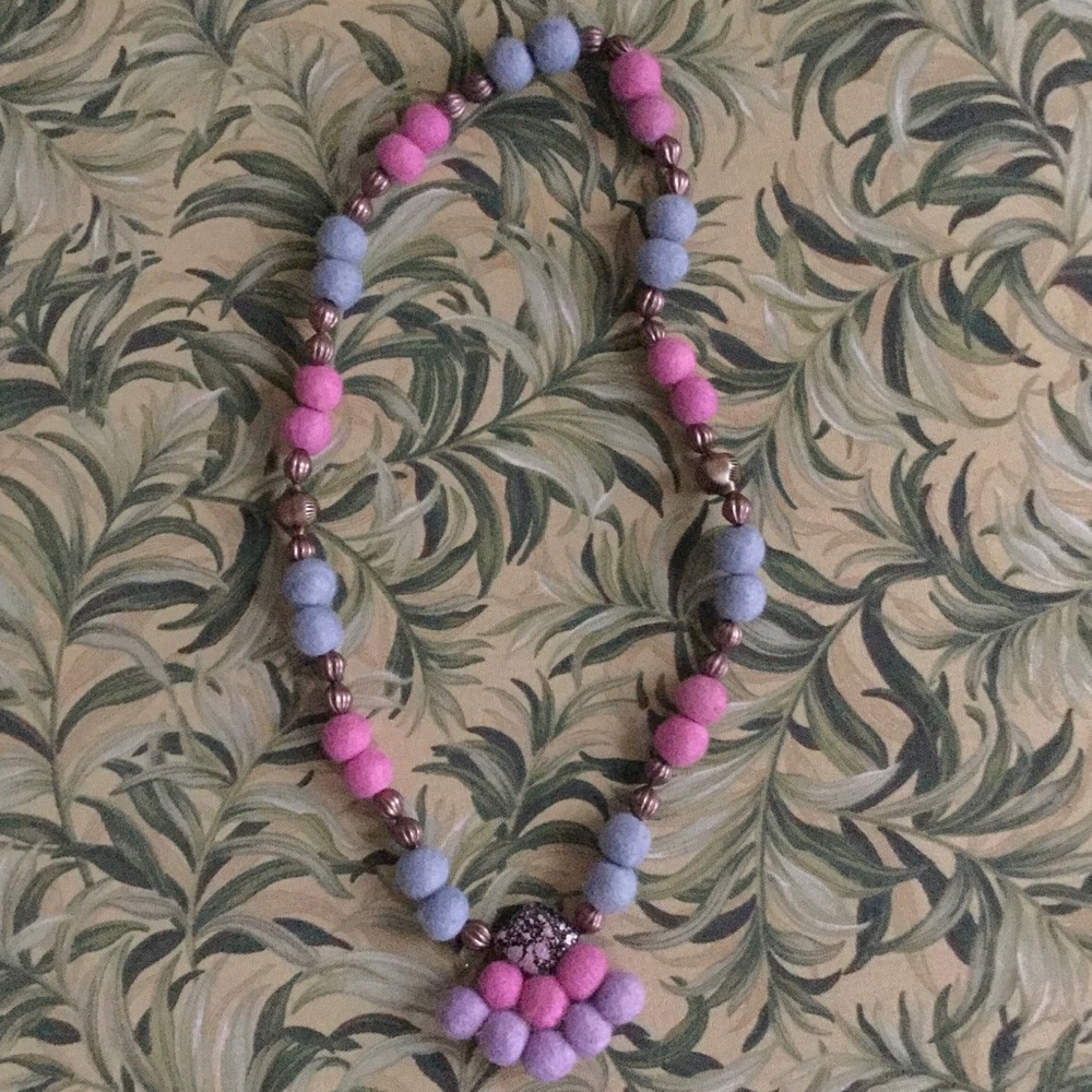 Felted Wool Necklace